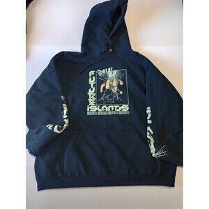 Future Islands Band Black Hoodie XL Fruit Of The Loom